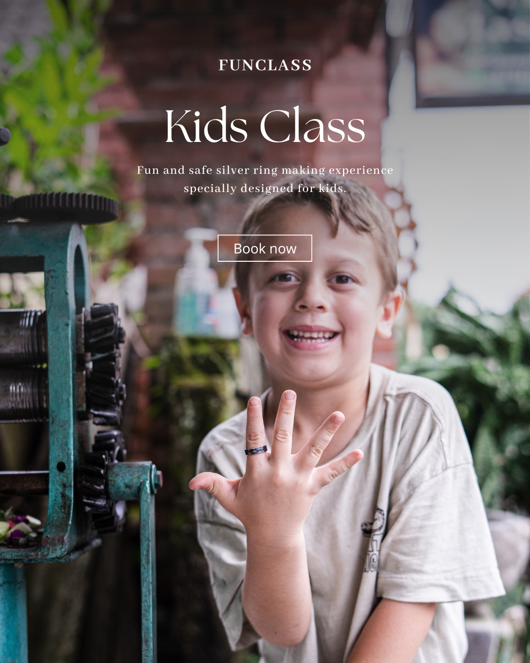 silver making ring class in ubud